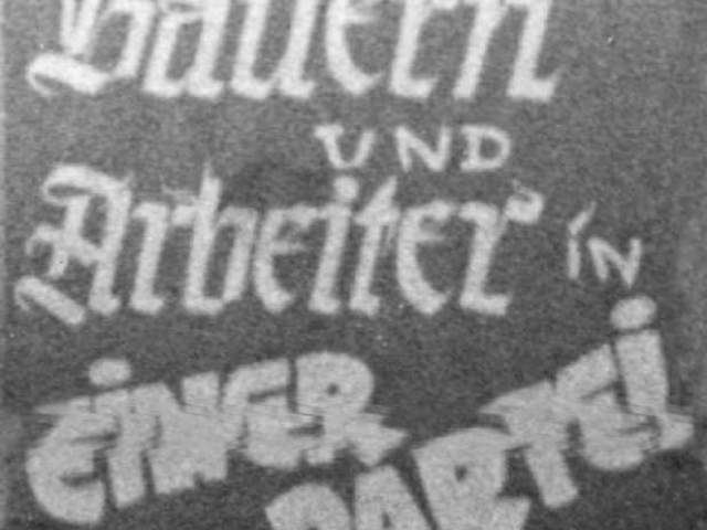 "Bauern und Arbeiter in einer Partei"