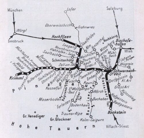 Staatsbahn – Teilstrecke Bischofshofen-Wörgl